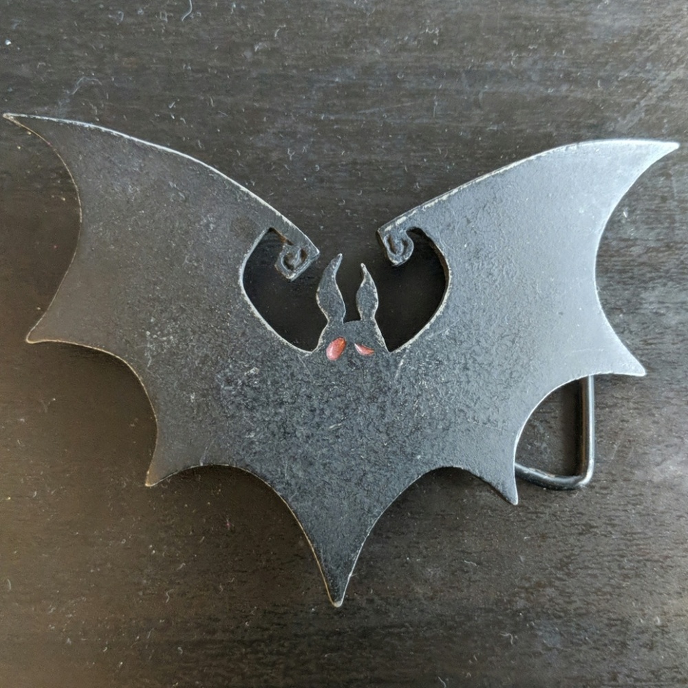 Level27 Vampire Bat Belt Buckle Goth Punk